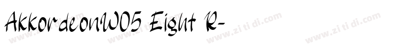 AkkordeonW05 Eight R字体转换